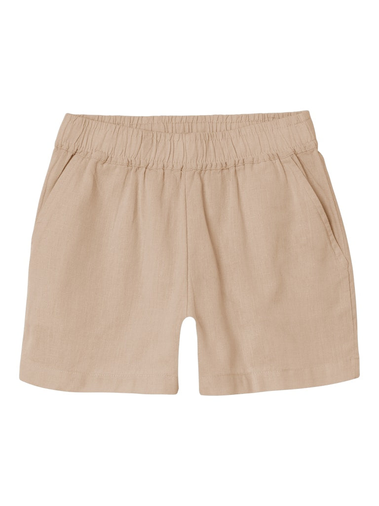 Girl's Falinnen Pull Up Shorts-Humus-Front View