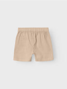 Girl's Falinnen Pull Up Shorts-Humus-Back View