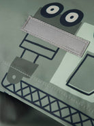 NAME IT Max Jacket - Blackened Pearl & Chinois Green Chinois Green close up view