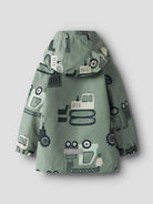 NAME IT Max Jacket - Blackened Pearl & Chinois Green Blackened Pearl alternate view