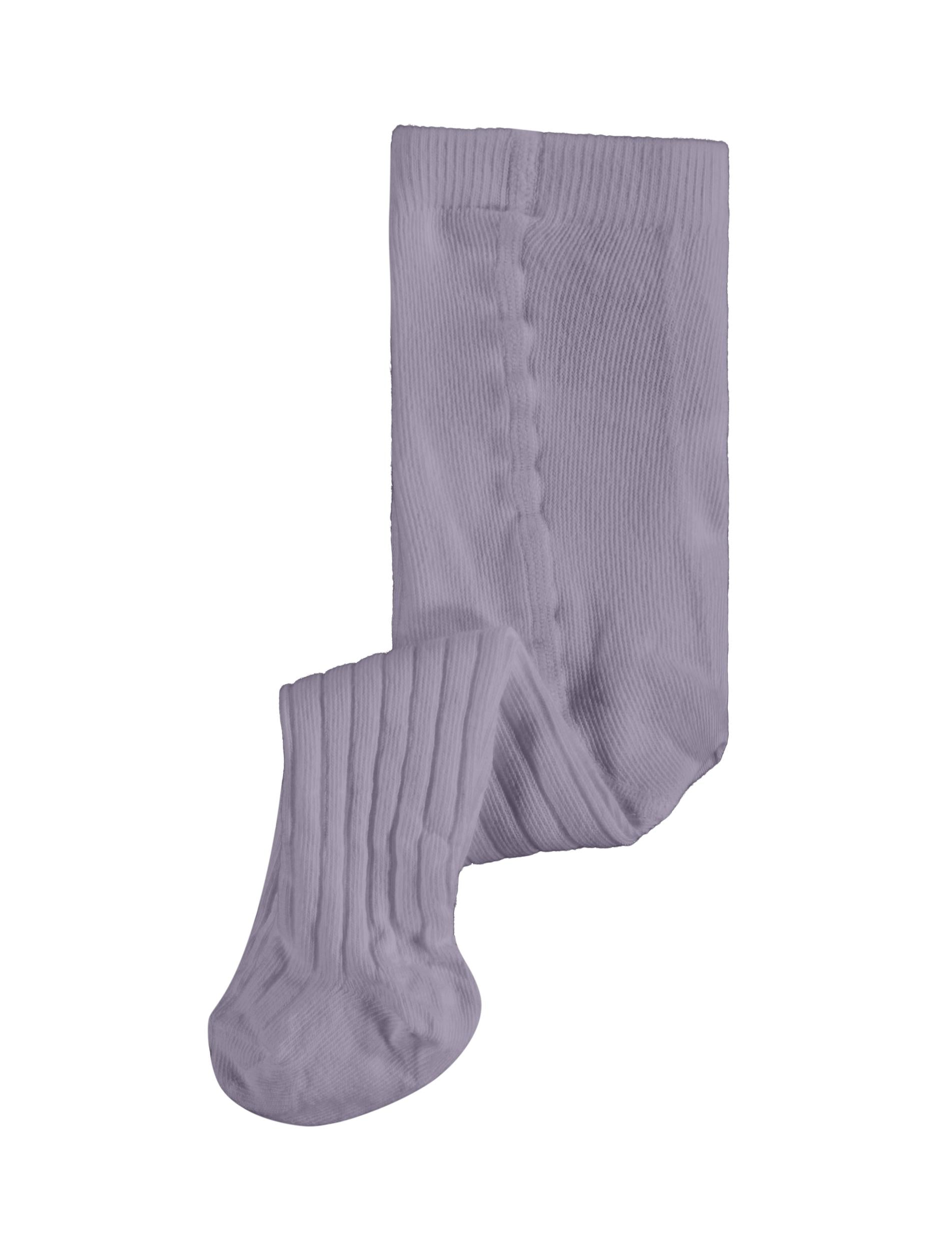 NAME IT Leribbo Le Pantyhose - Lavender Gray Lavender Gray front view
