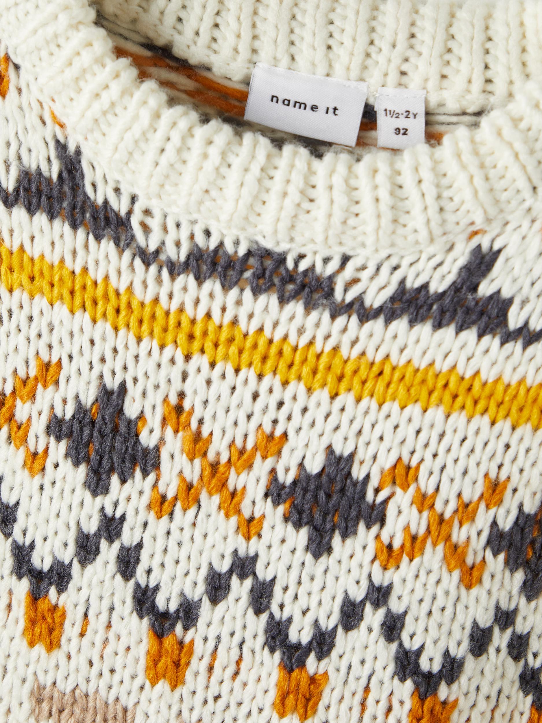 Oralle Long Sleeve Knit-Jet Stream-Close up view