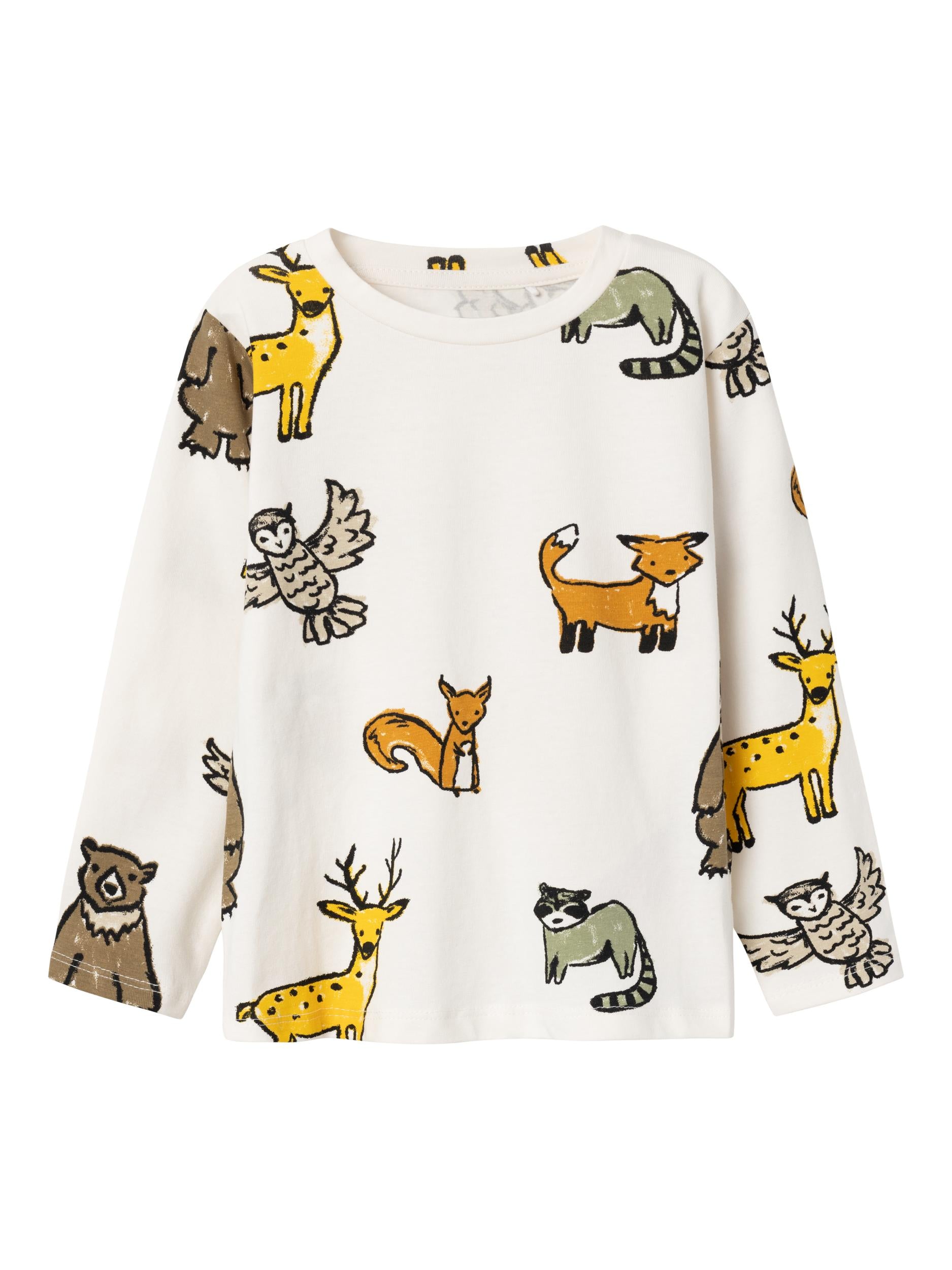 Boy's Omin Long Sleeve Top-Jet Stream-Front View