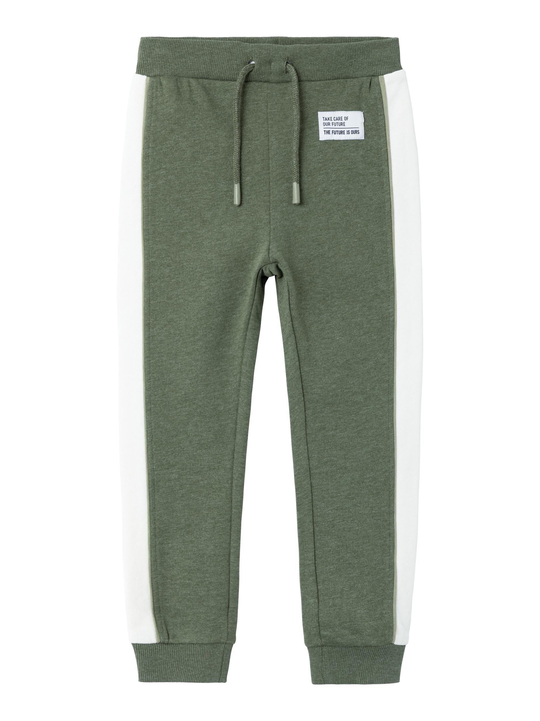 Boy's Nulle Sweat Pant-Rifle Green-Front View