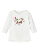 NAME IT Nubia Long Sleeve Top-Jet Stream Jet Stream front view