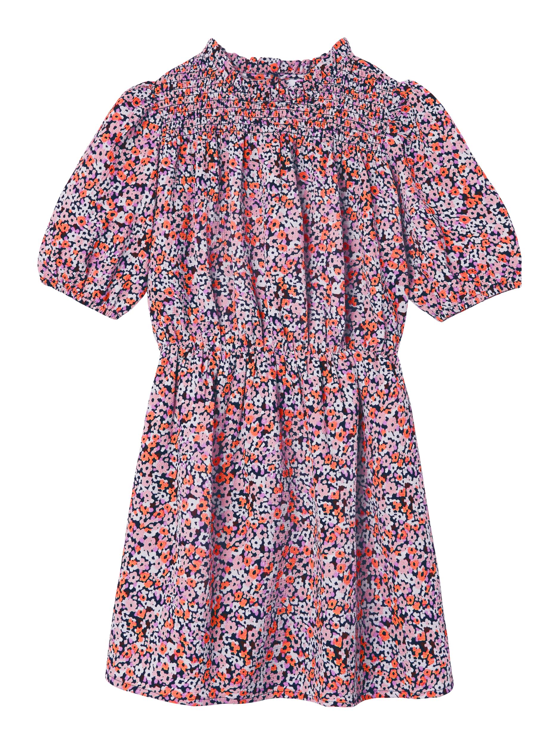 Grils' Kalima Short Sleeve Dress - Violet Tulle-Front View