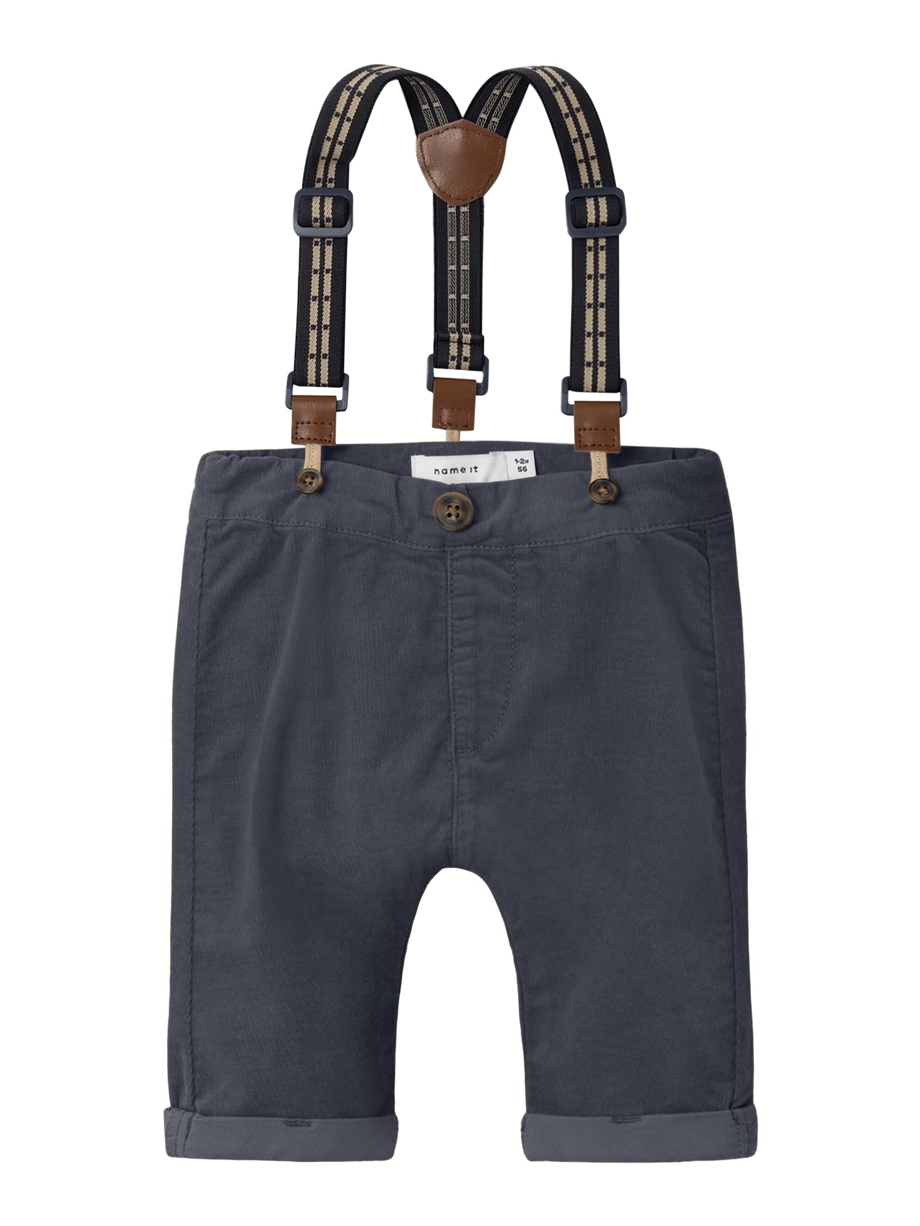 Ben U Shape Cord Pants Wb 7102 - India Ink