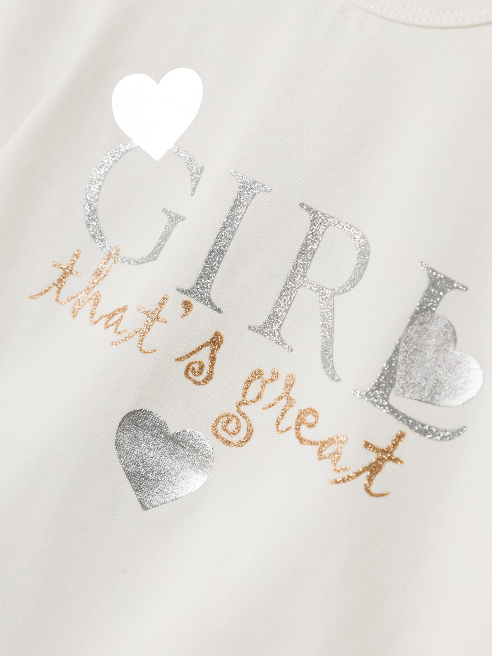 Girl's Sias Long Sleeve Top-Jet Stream-Close Up View