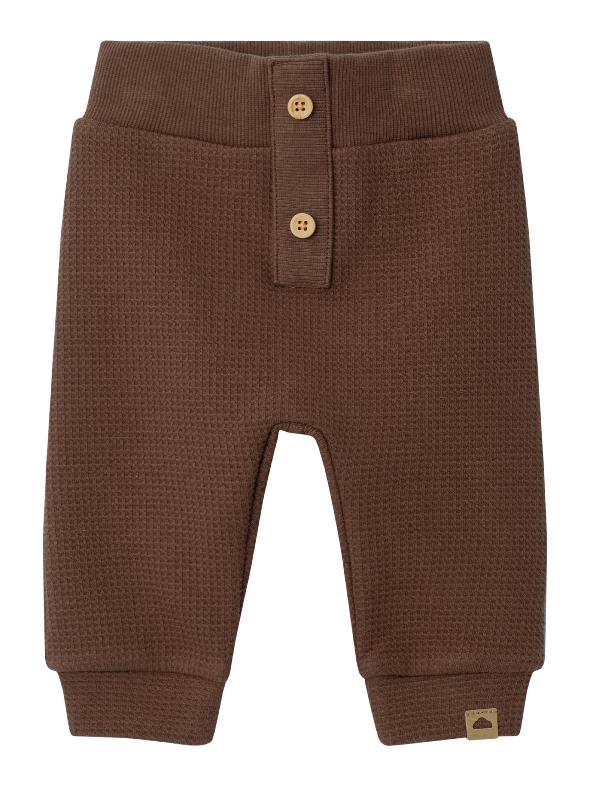 NAME IT Sopus Waffel Pant-Mustang Mustang front view