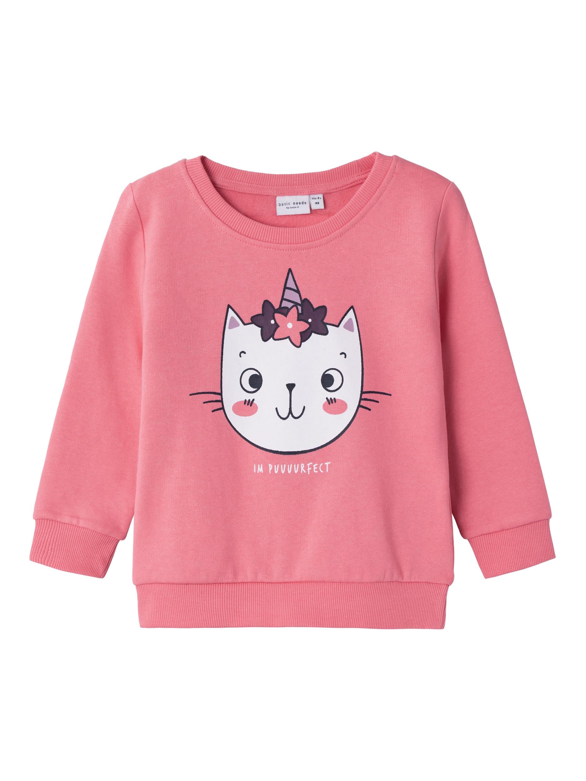 Girl's Venus Long Sleeve Sweat-Confetti-Front View