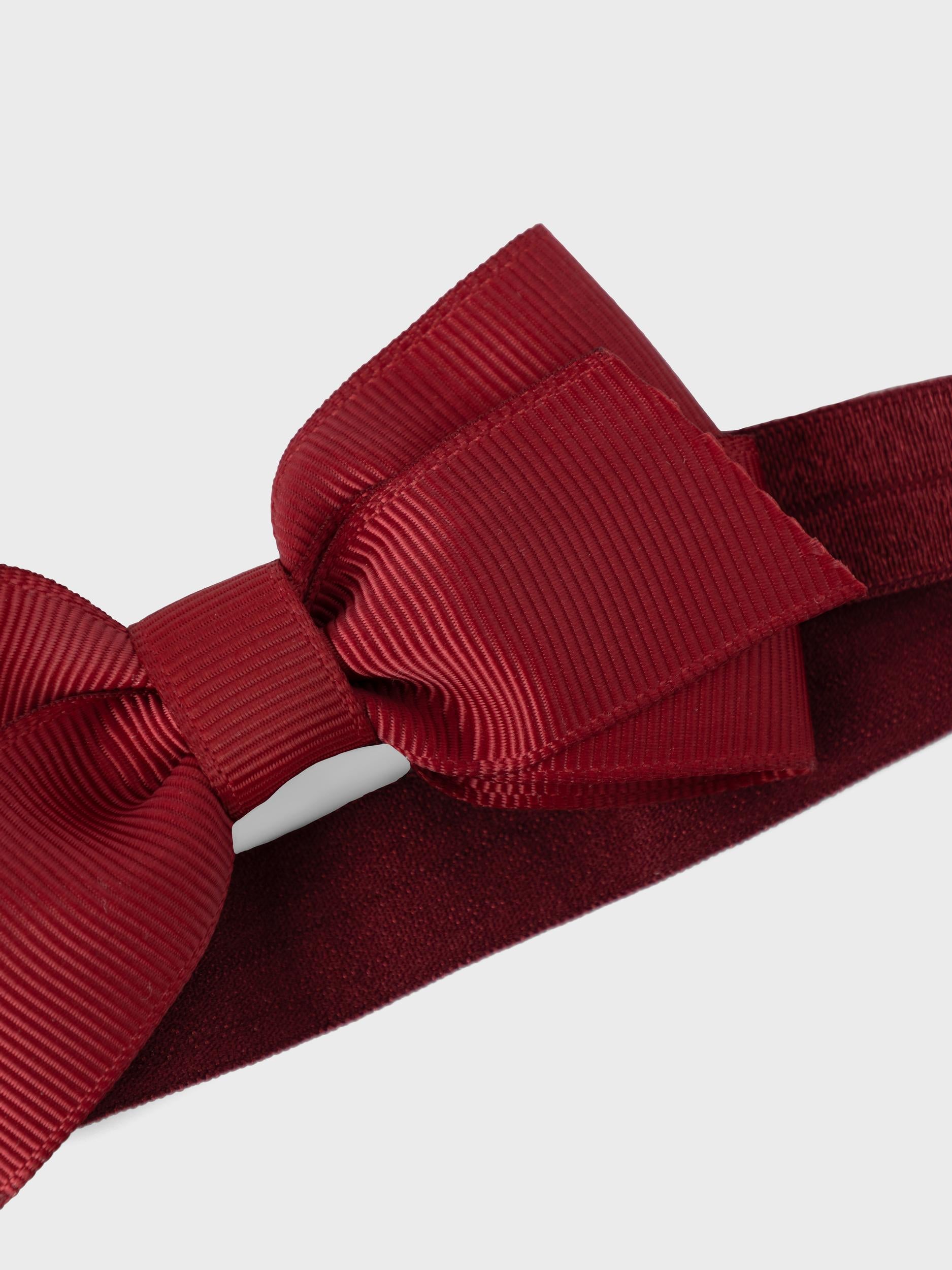 NAME IT Acc-risa Headband-Jester Red Jester Red model front view