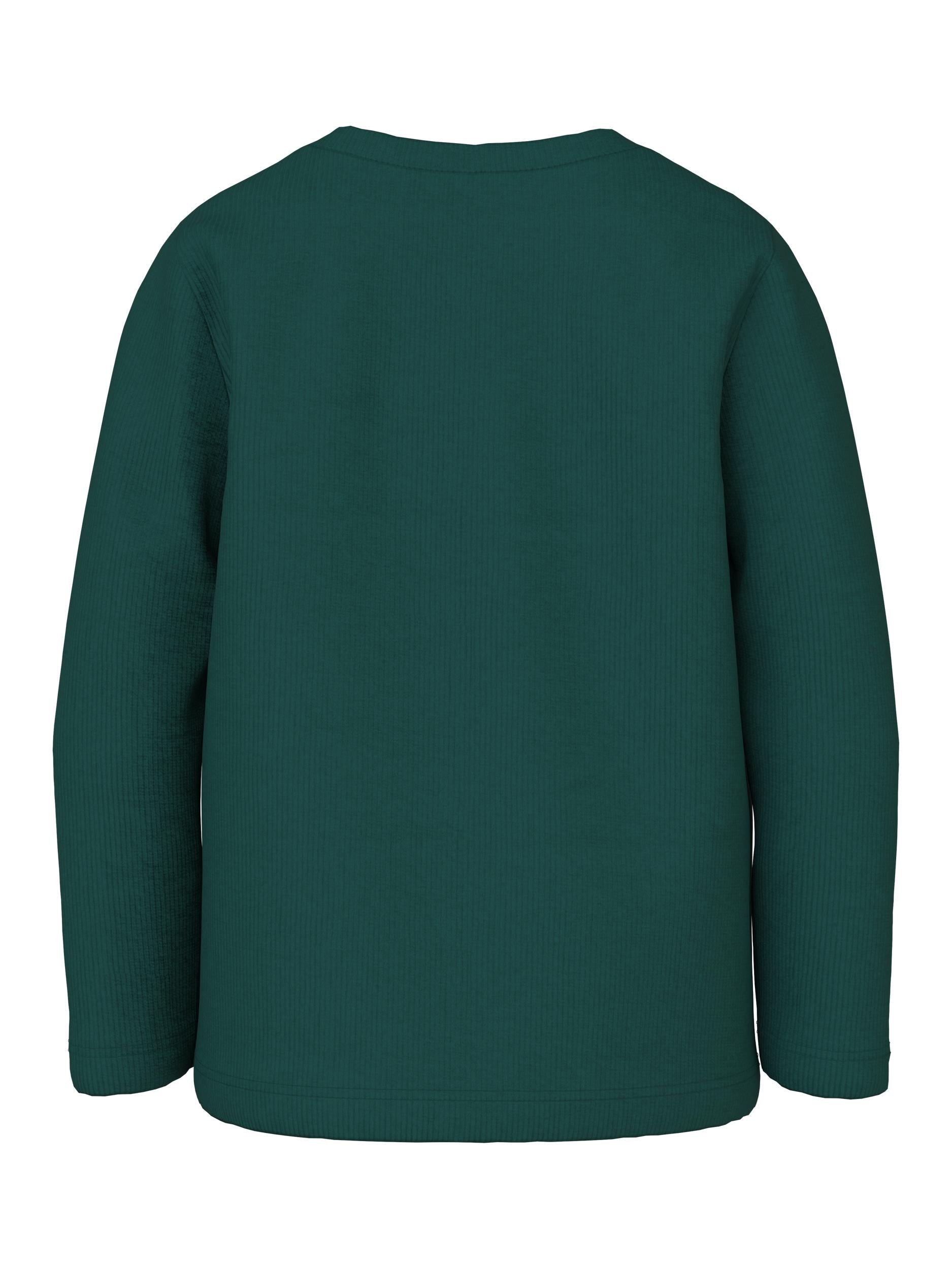 Boy's Ricco Long Sleeve Top-Forest Biome-Back View