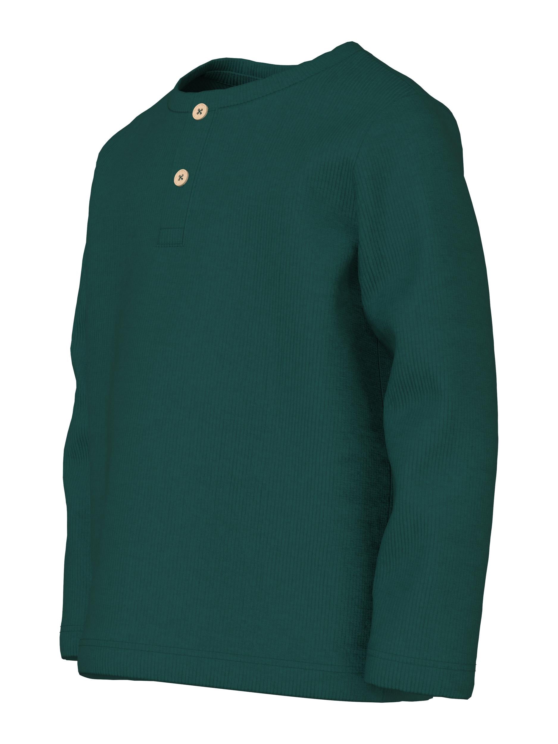 Boy's Ricco Long Sleeve Top-Forest Biome-Side View