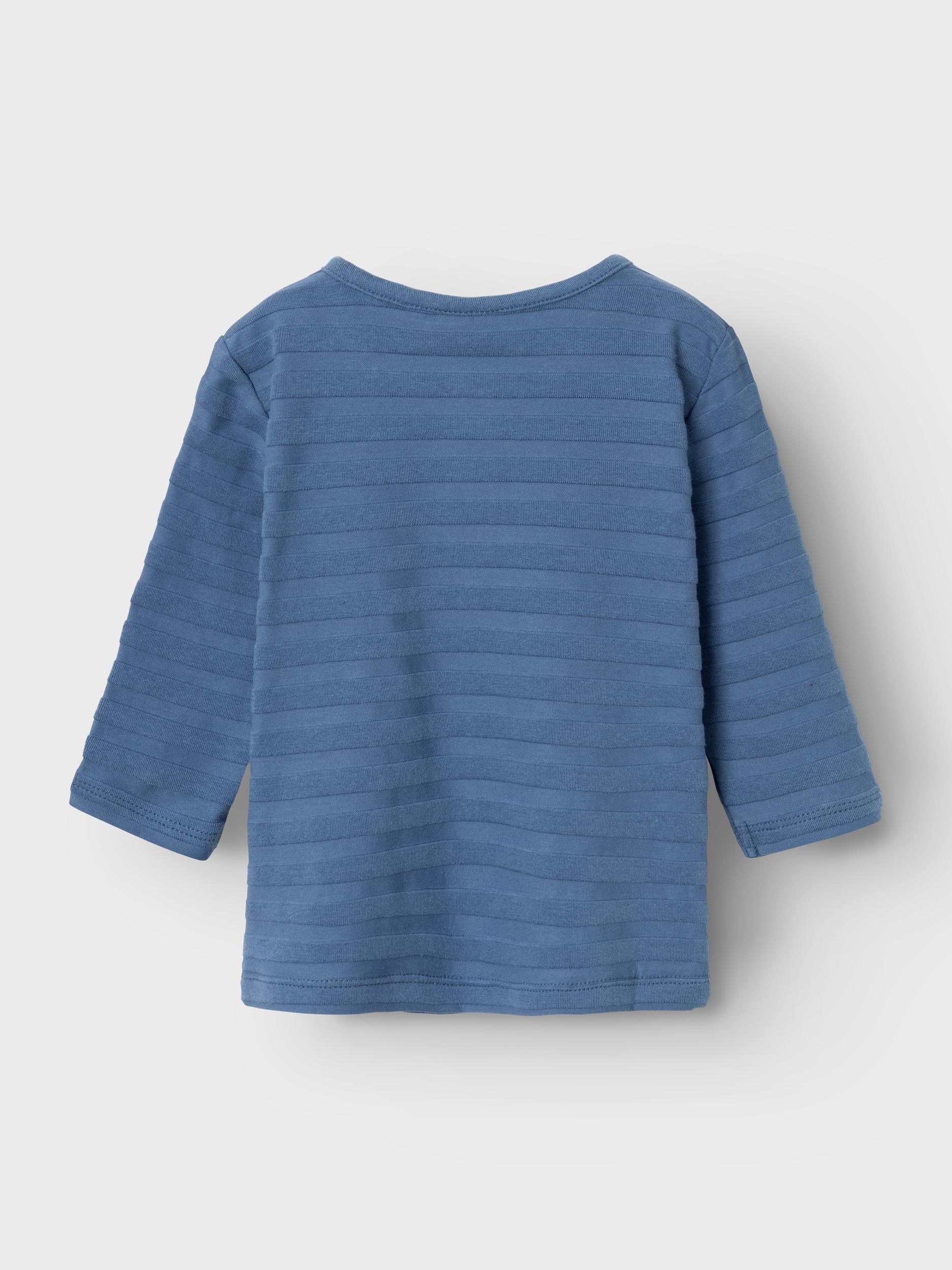 NAME IT Sormas Long Sleeve Top-Bijou Blue Bijou Blue detail view