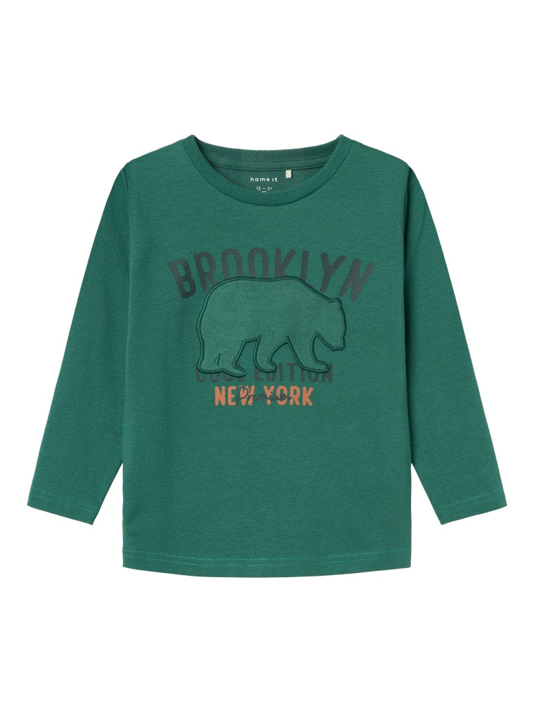 Lasso Long Sleeve Top-Antique Green