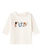 NAME IT Keyman Long Sleeve Top Box-Jet Stream Jet Stream front view