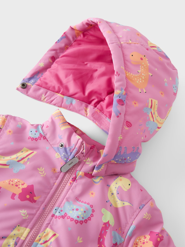 Maxi Unicorn Aop Moonlite Mauve Jacket-Hood view