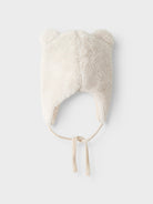 NAME IT Matuta Teddy Hat & Glove Set-Rainy Day Rainy Day model front view
