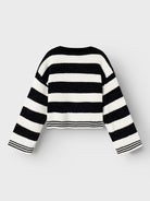 NAME IT Nolea Long Sleeve Short Knit BLACK detail view