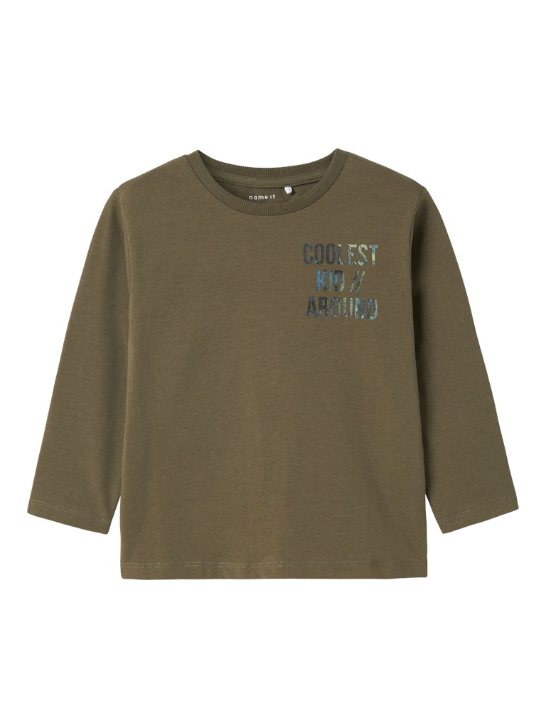 Mojver Long Sleeve Tea Leaf Top