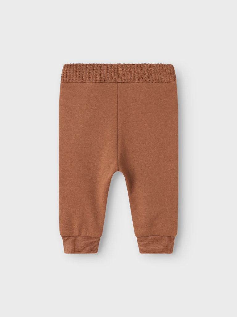 NAME IT Nulton Sweat Pant-Pecan Pie Pecan Pie model front view