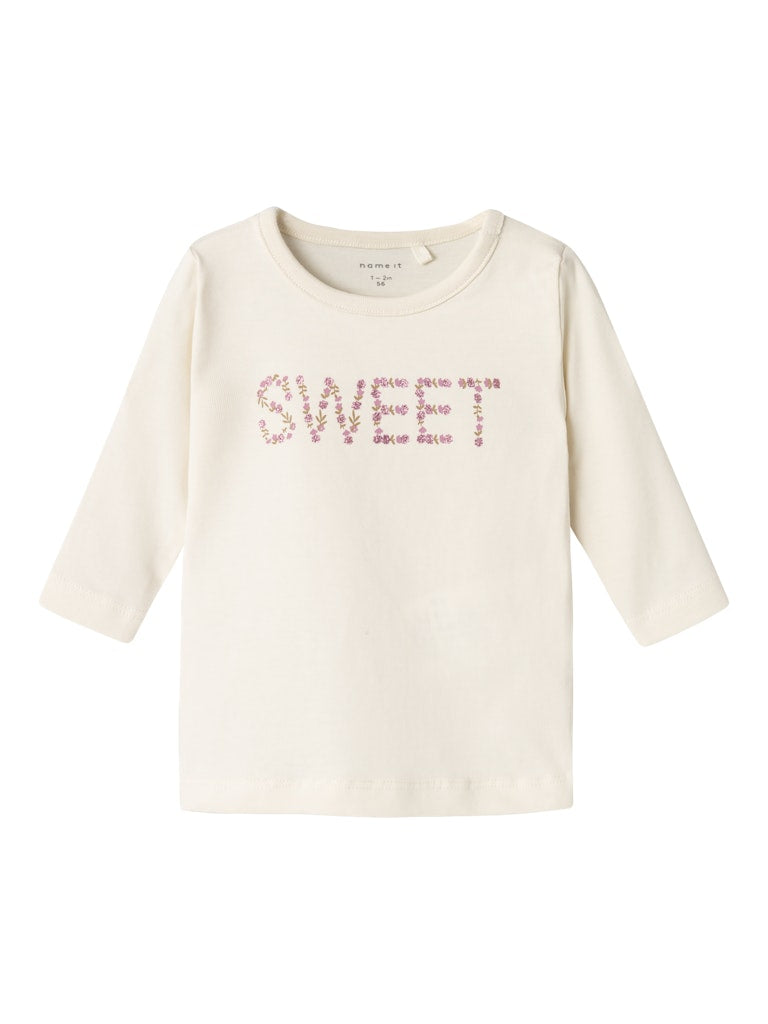 Front view of Osia Jet Stream baby long sleeve top