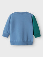 NAME IT Kiego Long Sleeve Light Sweat-Coronet Blue Coronet Blue model front view