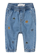 NAME IT Ben U-shape Medium Blue Denim Jeans Medium Blue Denim front view