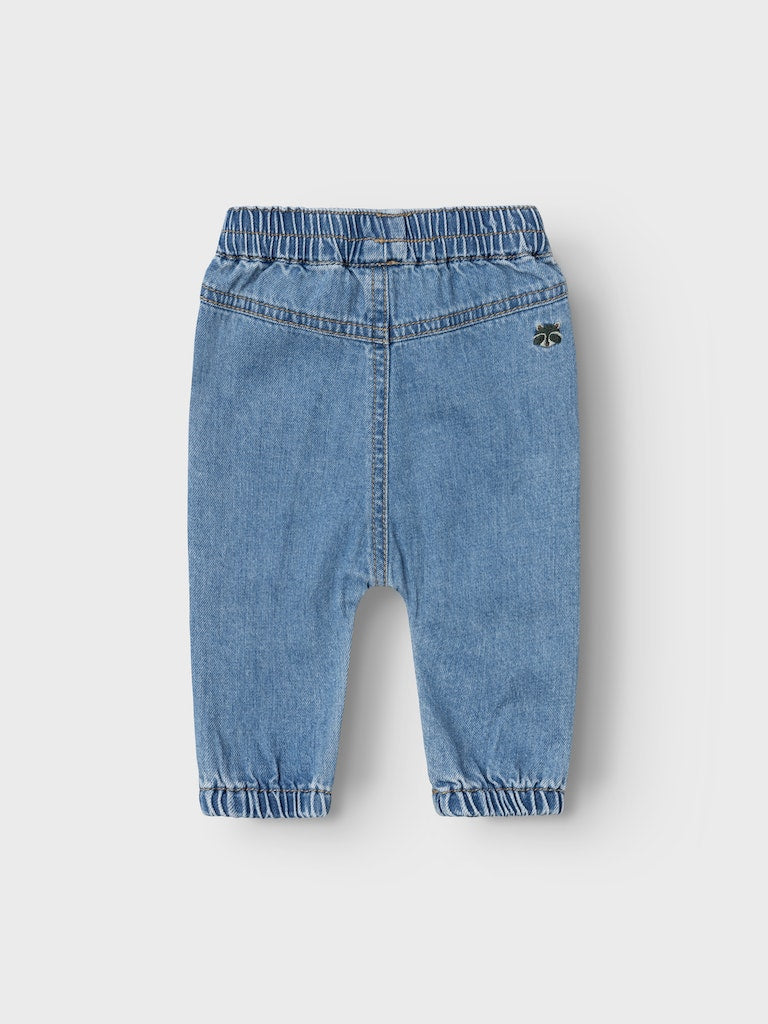 NAME IT Ben U-shape Medium Blue Denim Jeans Medium Blue Denim model front view