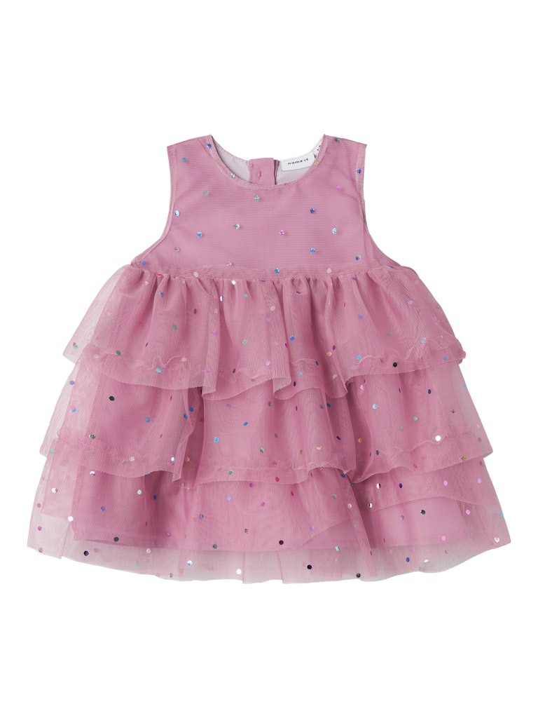 NAME IT Rasille Mauve Orchid Dress Mauve Orchid front view