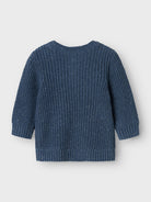 NAME IT Nesalle Newborn Long Sleeve Knit-Bering Sea Bering Sea detail view