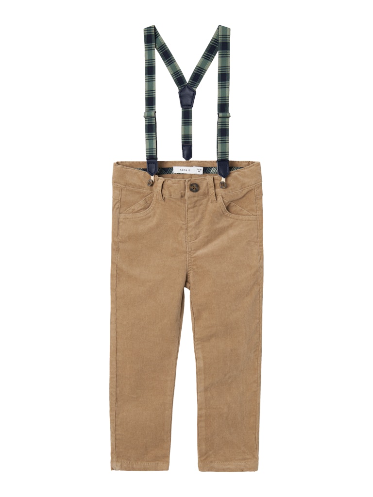 Ryan Slim Weathered Teak Cord Pants