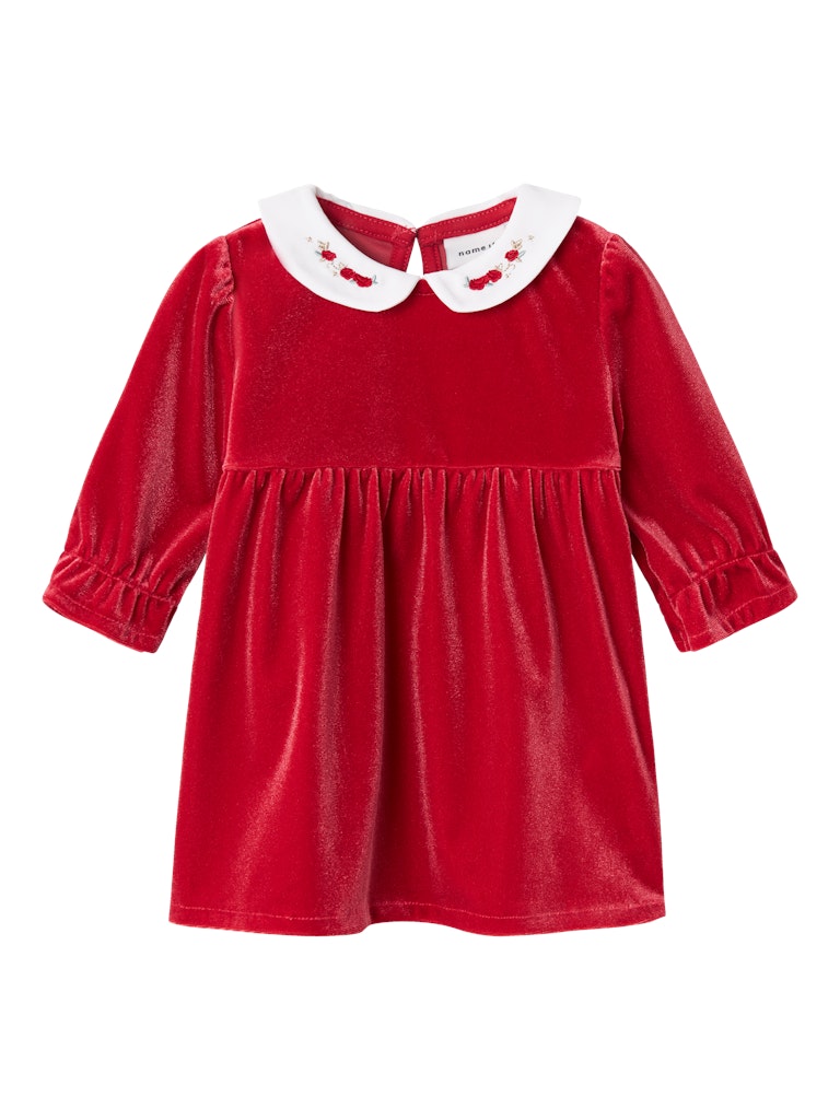 Rinna Red Velvet Dress