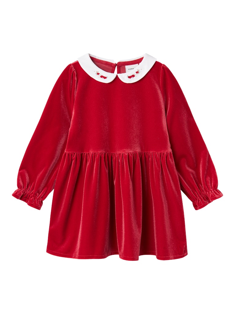 Rinna Velvet Jester Red Dress