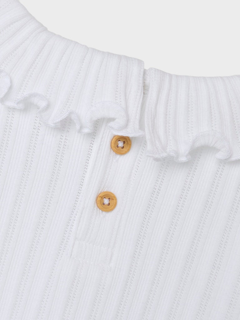 Sihey White Top-Back button detail