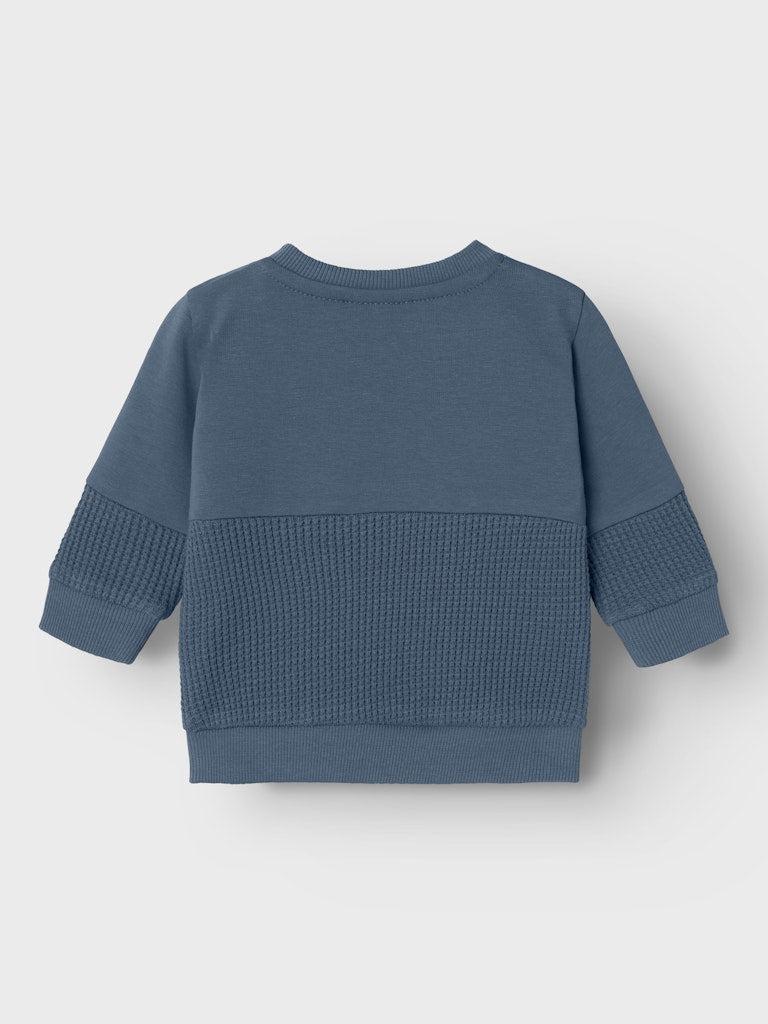 Boy's Nulton Long Sleeve Sweat-Bering Sea-Back View