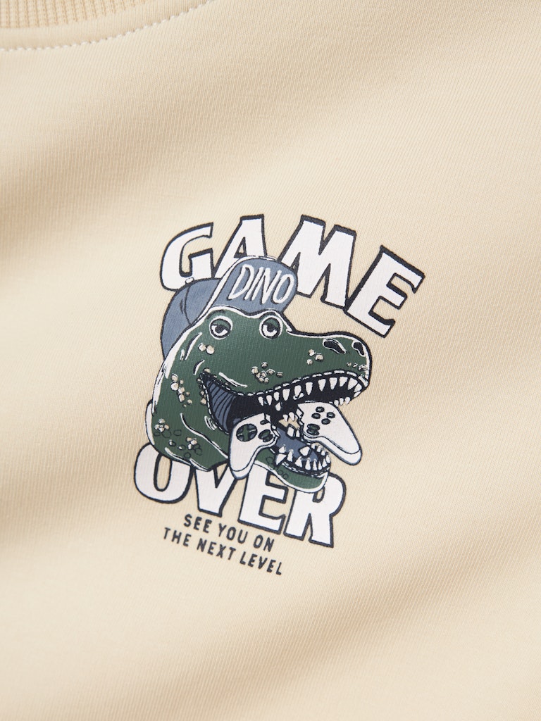 Vugo Summer Sand Sweat-Game over dino print detail