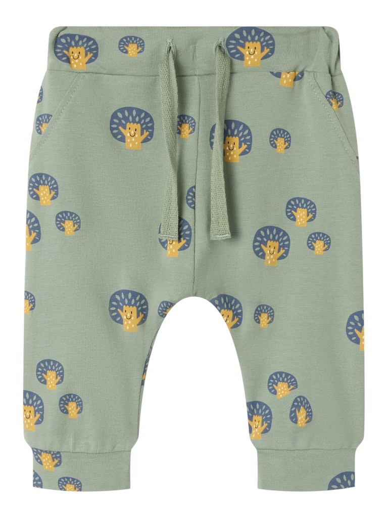 Boy's Vroels Pant-Lily Pad-Front View