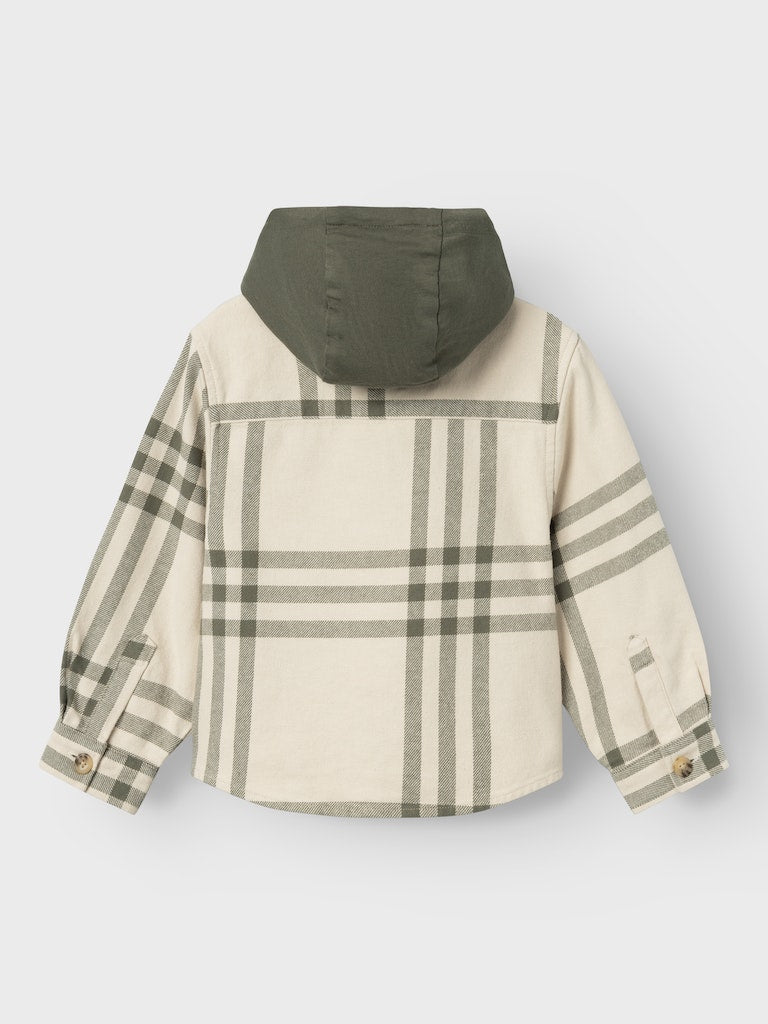 Boy's Osom Overshirt-Tea Leaf-Back View