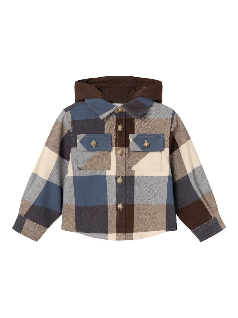 Boy's Osom Overshirt-Bracken-Front View