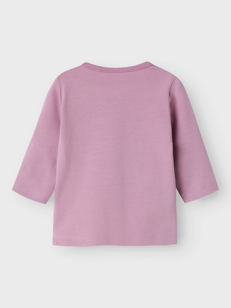 Newborn Vubie Long Sleeve Top-Mauve Orchid-Back View