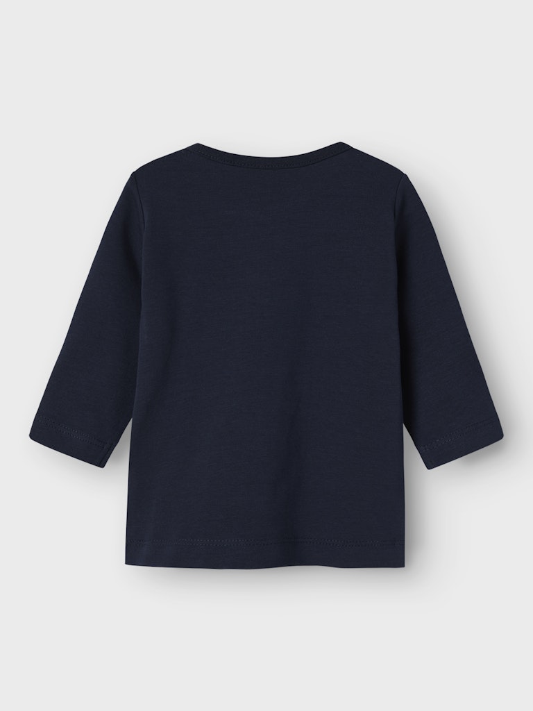 Newborn Vubie Long Sleeve Top-Dark Sapphire-Back View