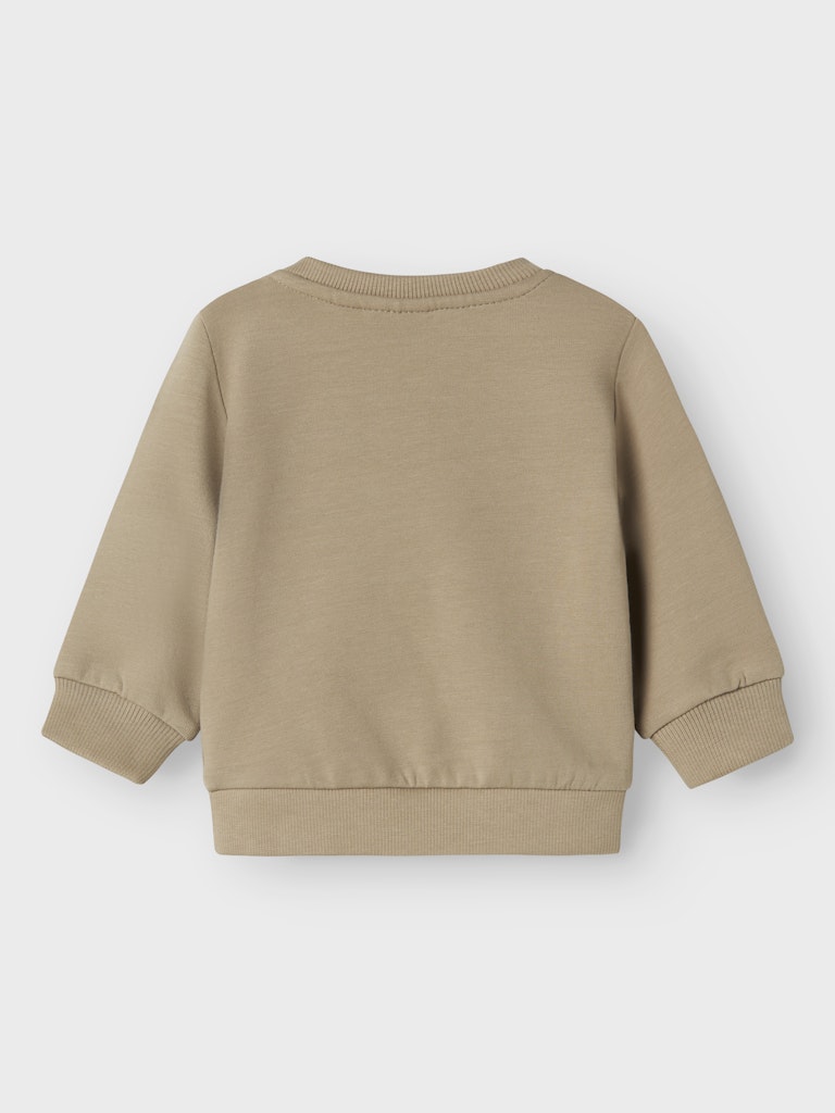 Boy's Vonne Long Sleeve Sweat-Weathered Teak-Back View