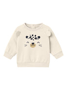 NAME IT Sonia Long Sleeve Sweat-Summer Sand Summer Sand front view