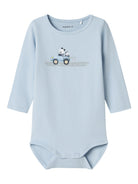 NAME IT Sago Long Sleeve Body-Niagara Mist Niagara Mist front view