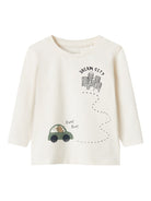 NAME IT Sultan Long Sleeve Jet Stream Top Jet Stream front view