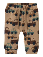 NAME IT Sacar Sweat Weathered Teak Pant Weathered Teak front view