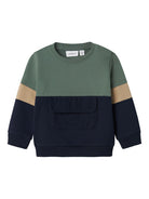 NAME IT Solly Dark Sapphire Sweatshirt Dark Sapphire front view