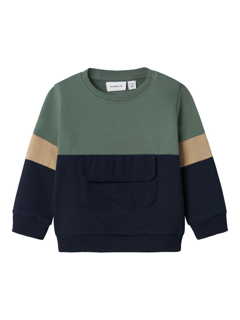 NAME IT Solly Dark Sapphire Sweatshirt Dark Sapphire front view