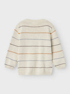 NAME IT Refolle Peyote Melange Knit Cardigan peyote melange model front view